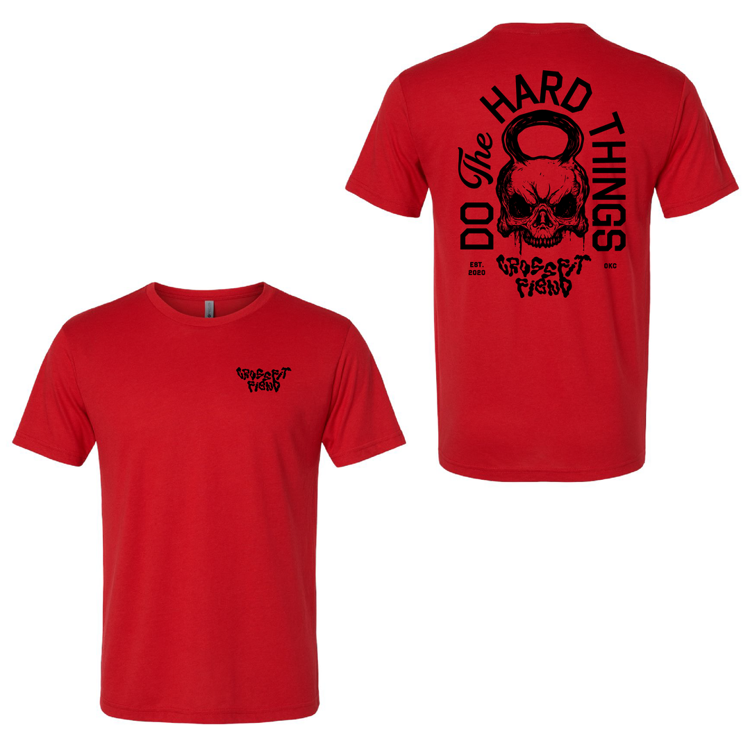 CrossFit Fiend - Do The Hard Things Skull Shirt