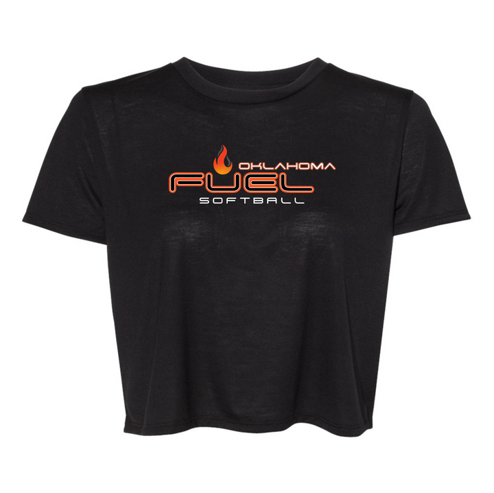 FUEL - Logo Women's Flowy Crop Tee
