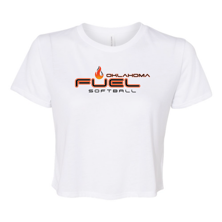 FUEL - Logo Women's Flowy Crop Tee
