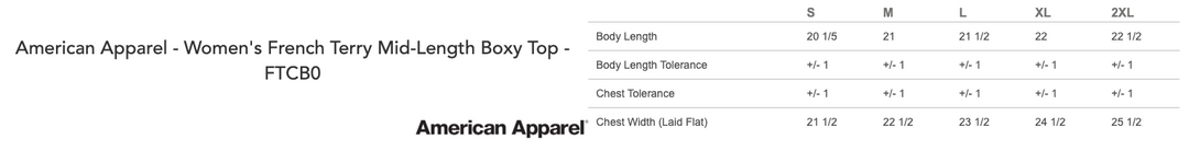PREORDER - BY FAITH APPAREL - Women's French Terry Boxy Top