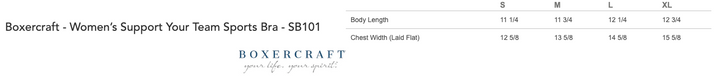 PREORDER - BY FAITH APPAREL - Women’s Support Your Team Sports Bra