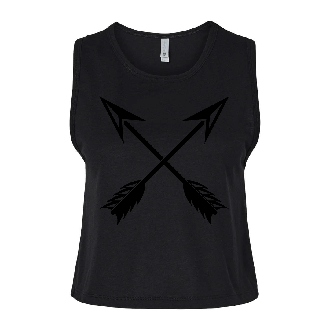 PREORDER - Koda Norman - Arrows - Women's Festival Crop Tank