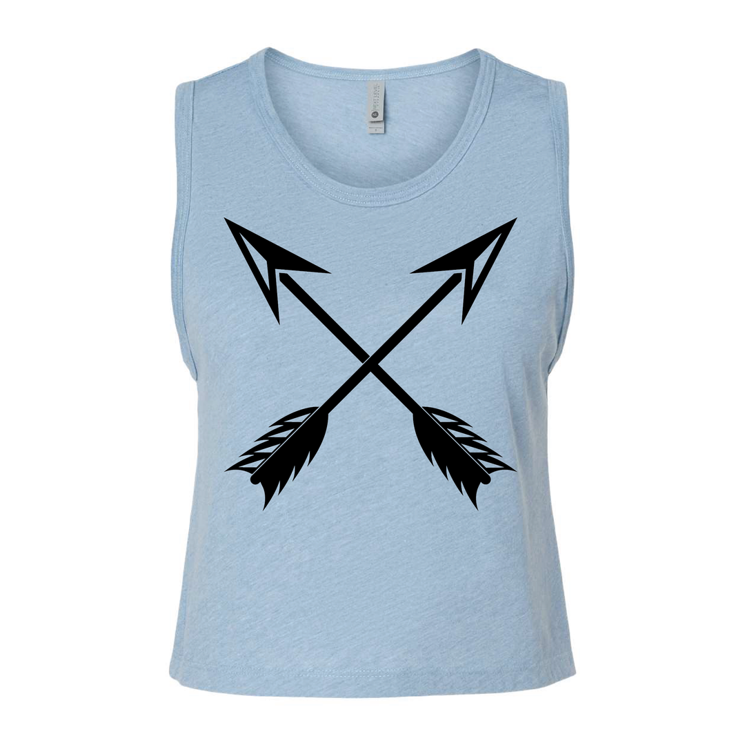 PREORDER - Koda Norman - Arrows - Women's Festival Crop Tank
