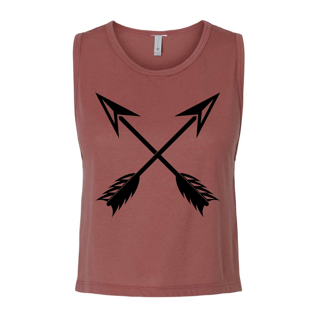 PREORDER - Koda Norman - Arrows - Women's Festival Crop Tank