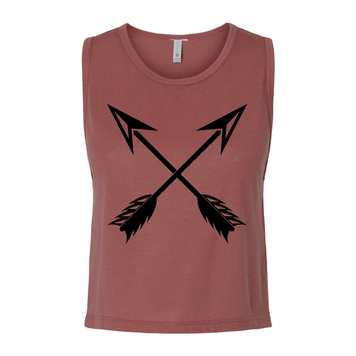 PREORDER - Koda Norman - Arrows - Women's Festival Crop Tank