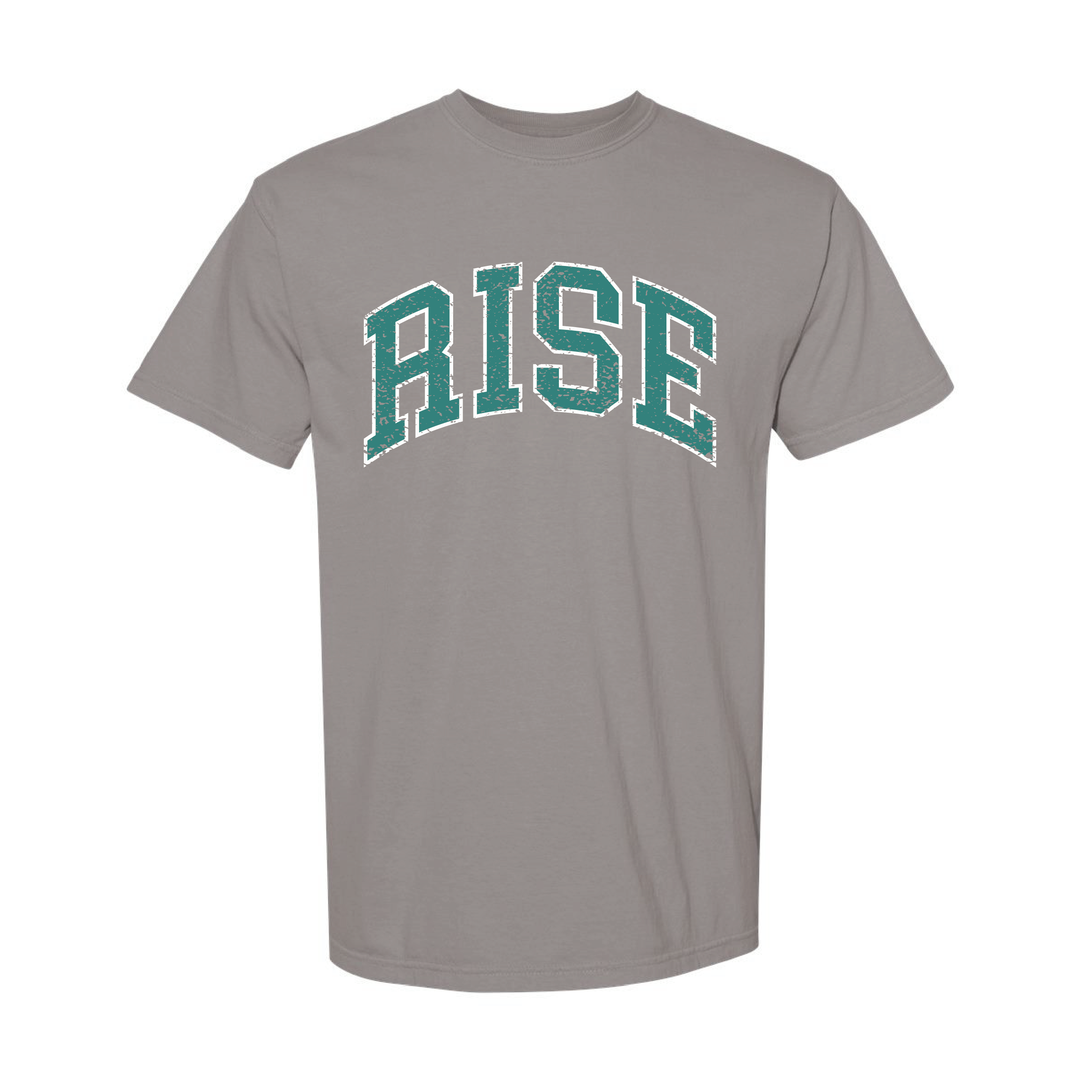 RISE Volleyball - College Block - Comfort Colors Garment Dyed Heavyweight